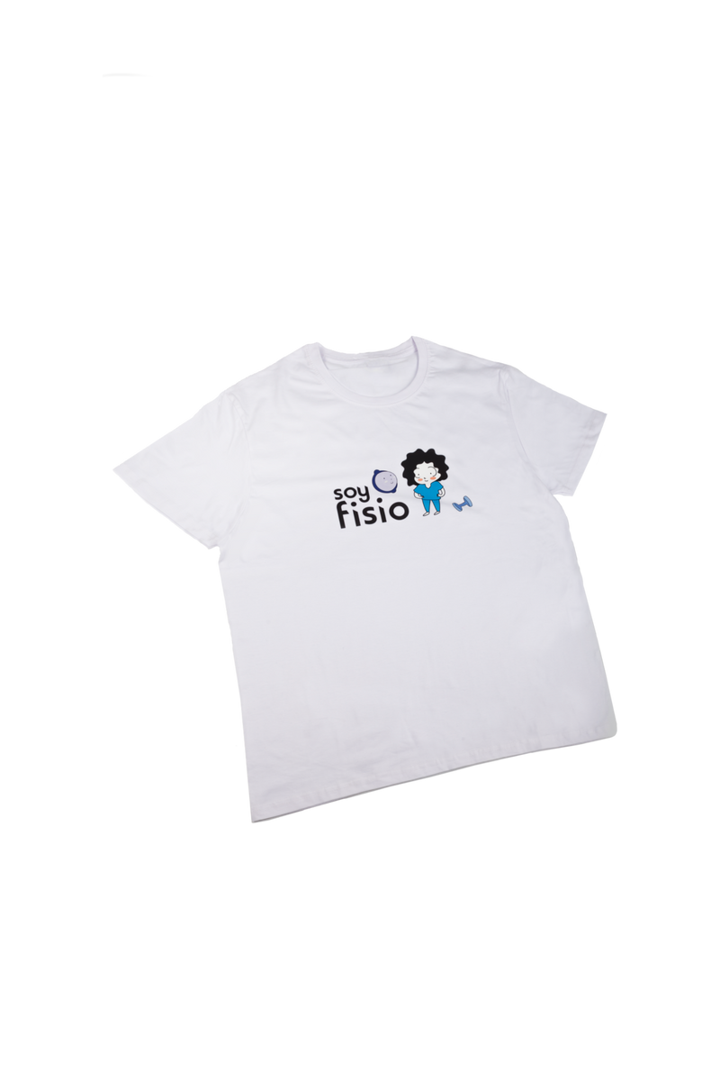 T-shirt Branca Homem - FisioDeMente-zoom-