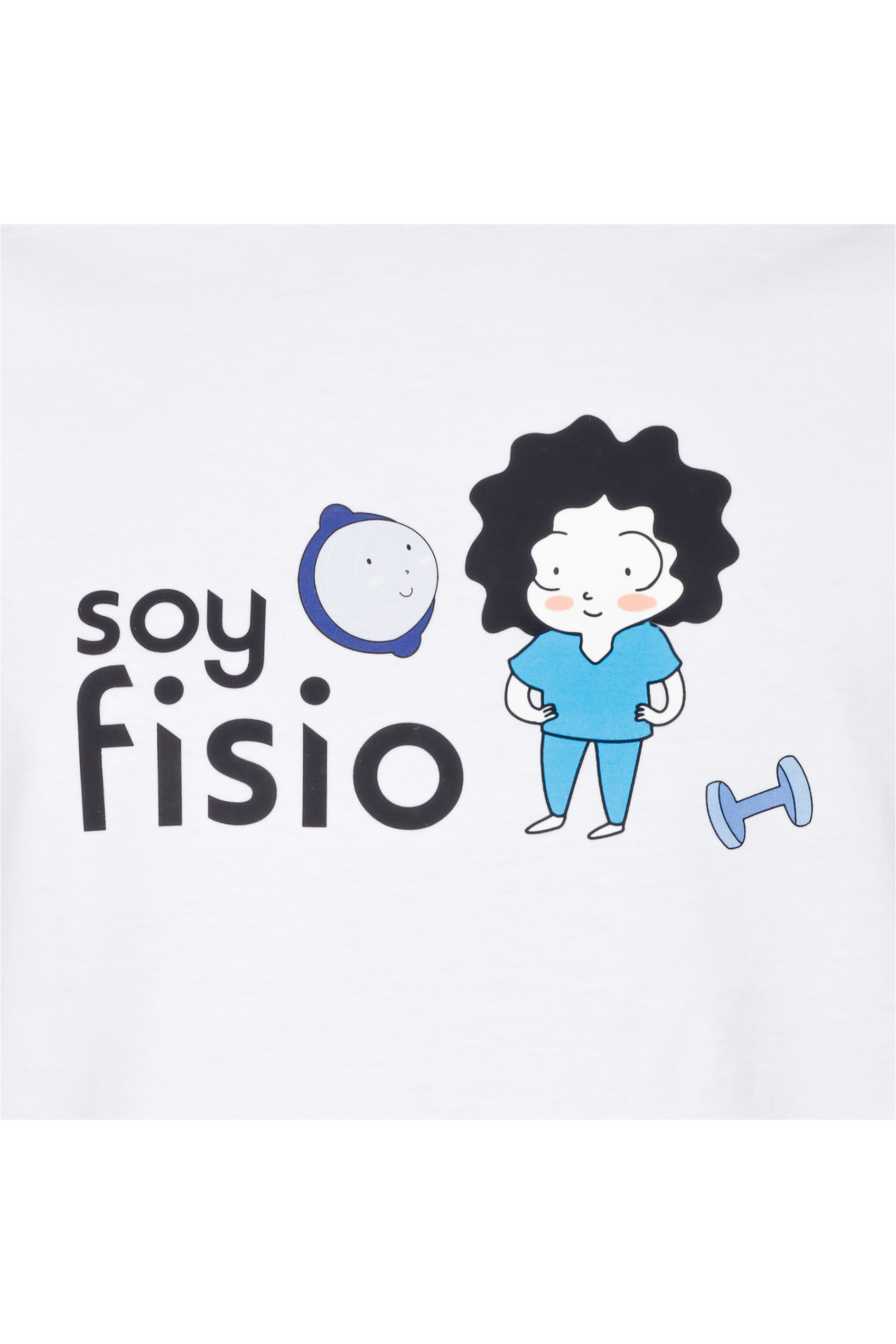 T-shirt Branca Homem - FisioDeMente-3