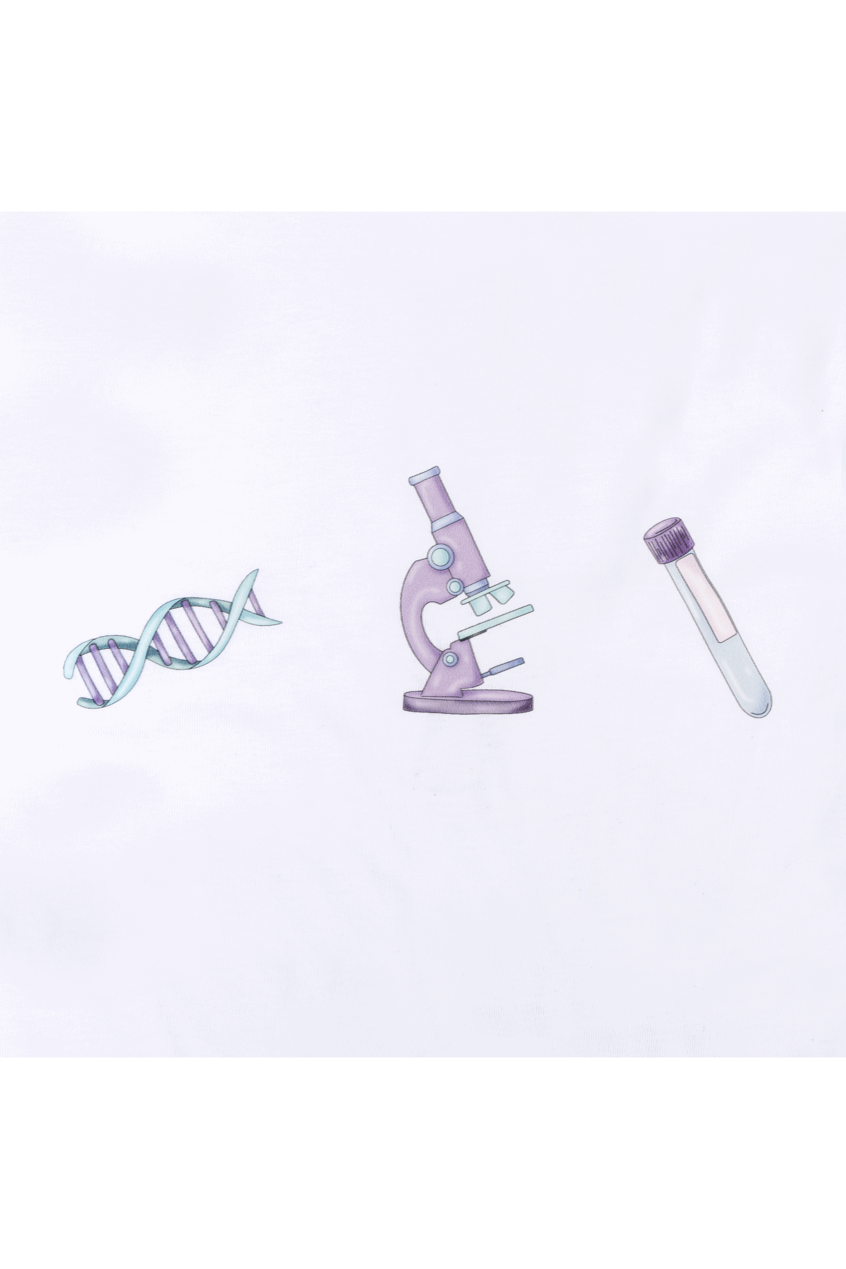 Women's white printed t-shirt - Lab Technician @elartedecuidar_-zoom-4