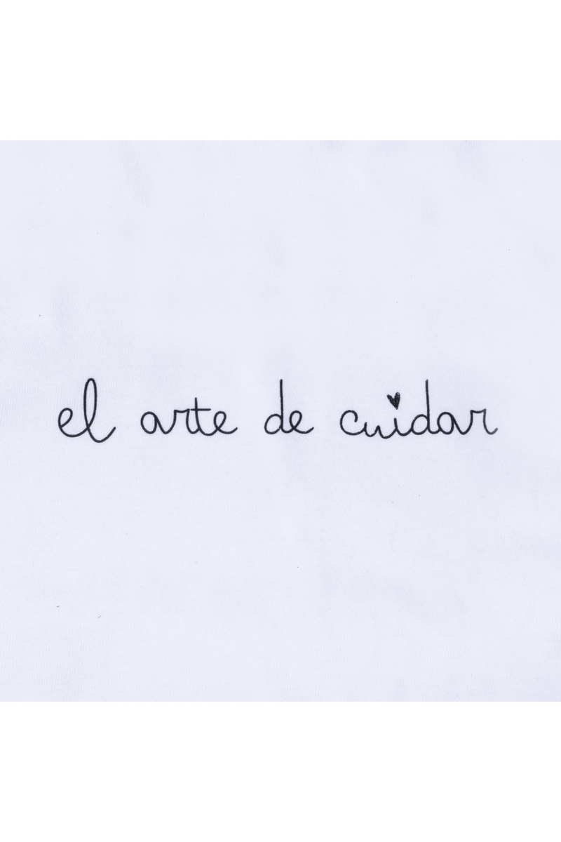 Women's white t-shirt - band-aid @elartedecuidar_-zoom-