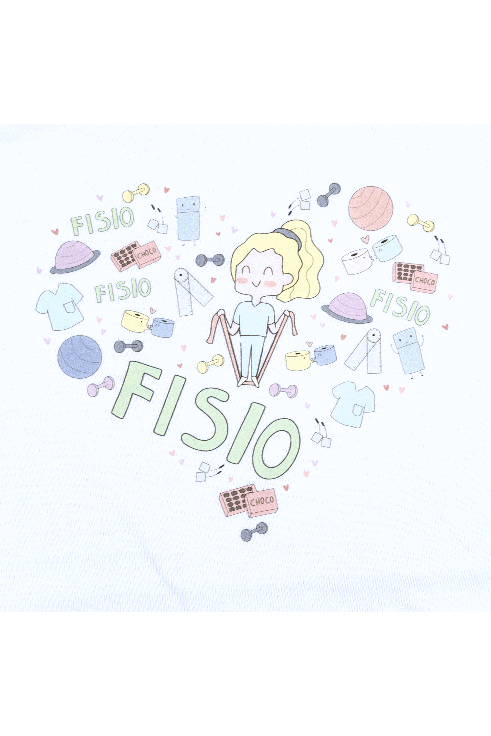 Women's Printed T-Shirt - Physio_heart-4