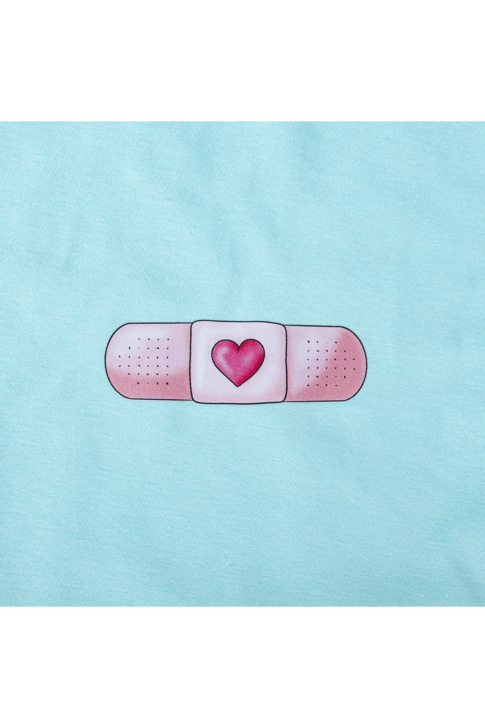 Eco Women's Aqua T-Shirt - Band-Aid @elartedecuidar_-5