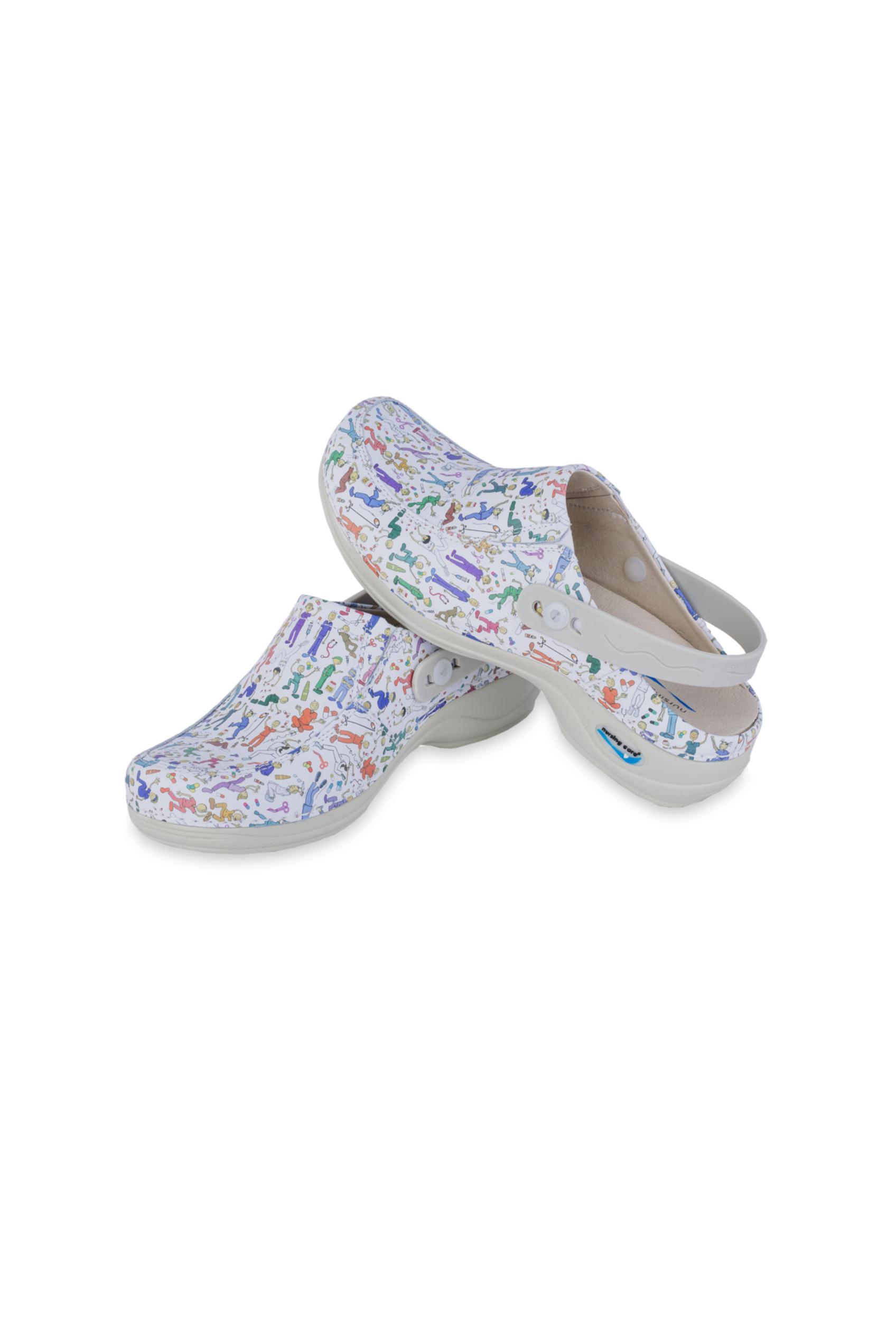 Printed leather clog - Revolutum-zoom-2