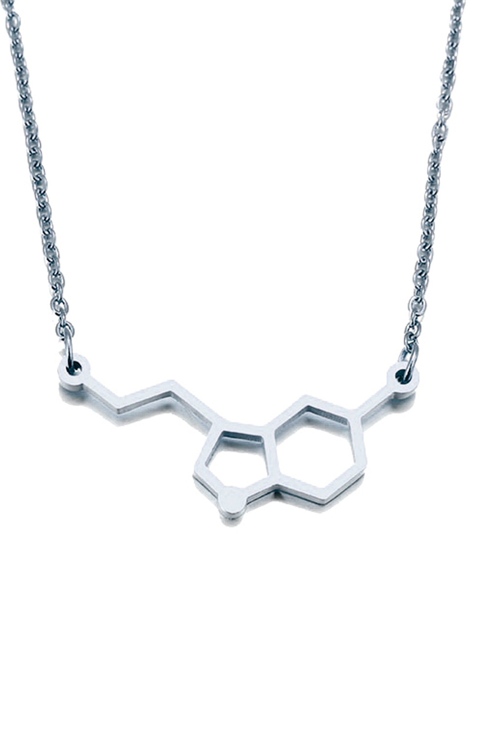 Serotonin pendant - silver-finished steel-zoom-2