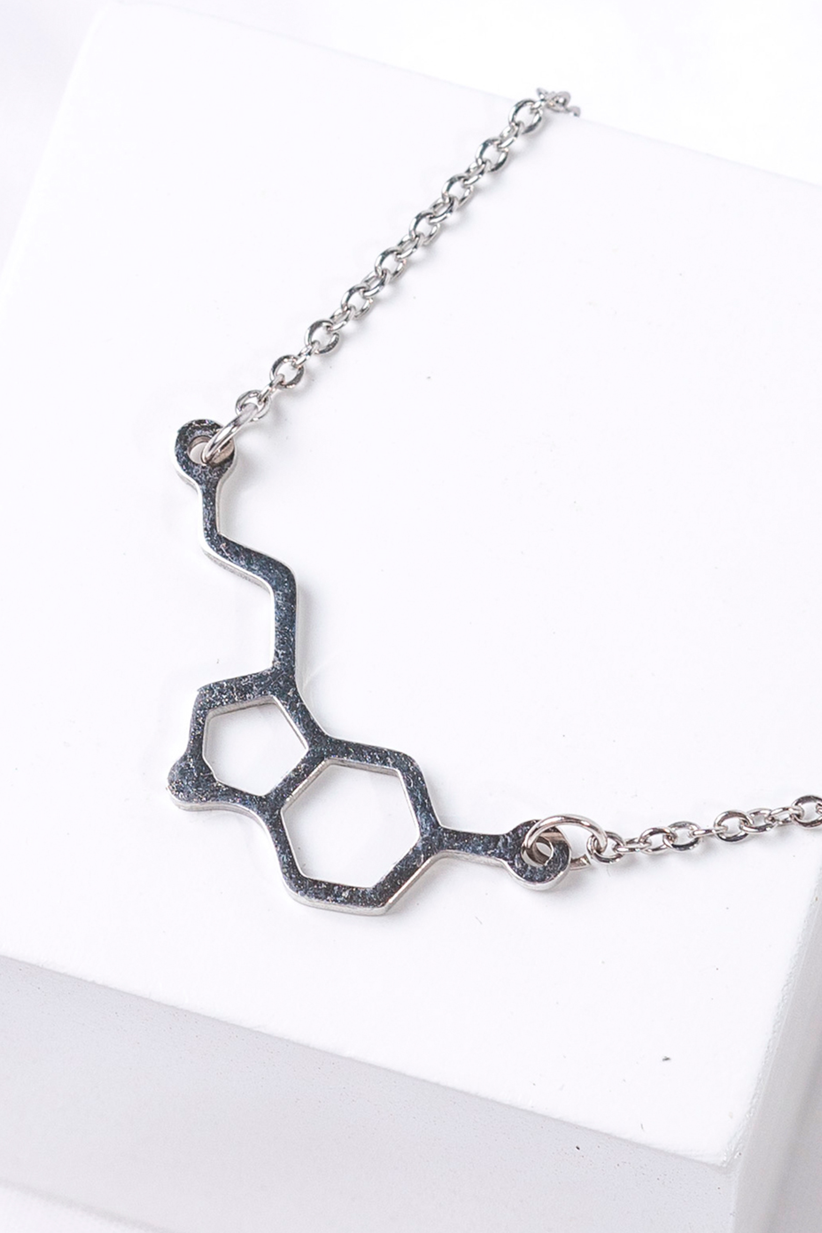 Serotonin pendant - silver-finished steel-zoom-1
