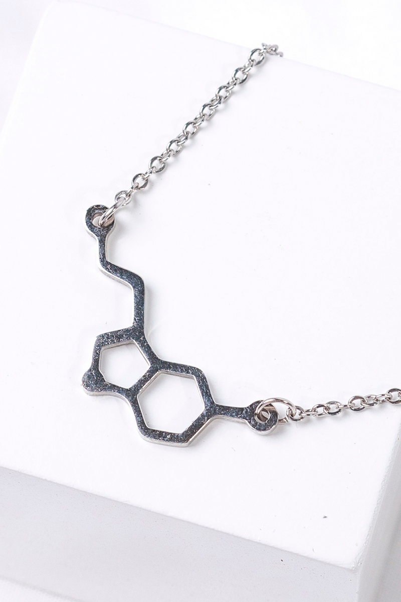 Serotonin pendant - silver-finished steel-zoom-