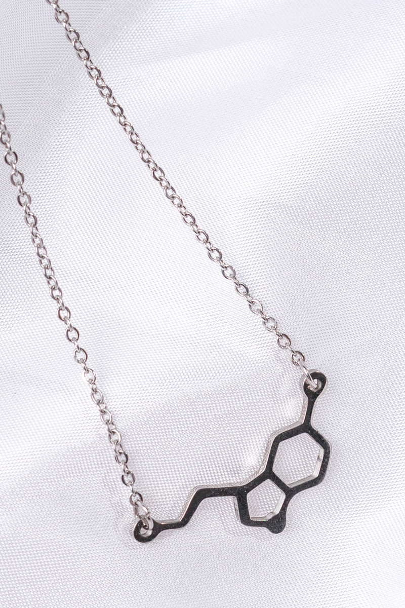 Serotonin pendant - silver-finished steel-zoom-