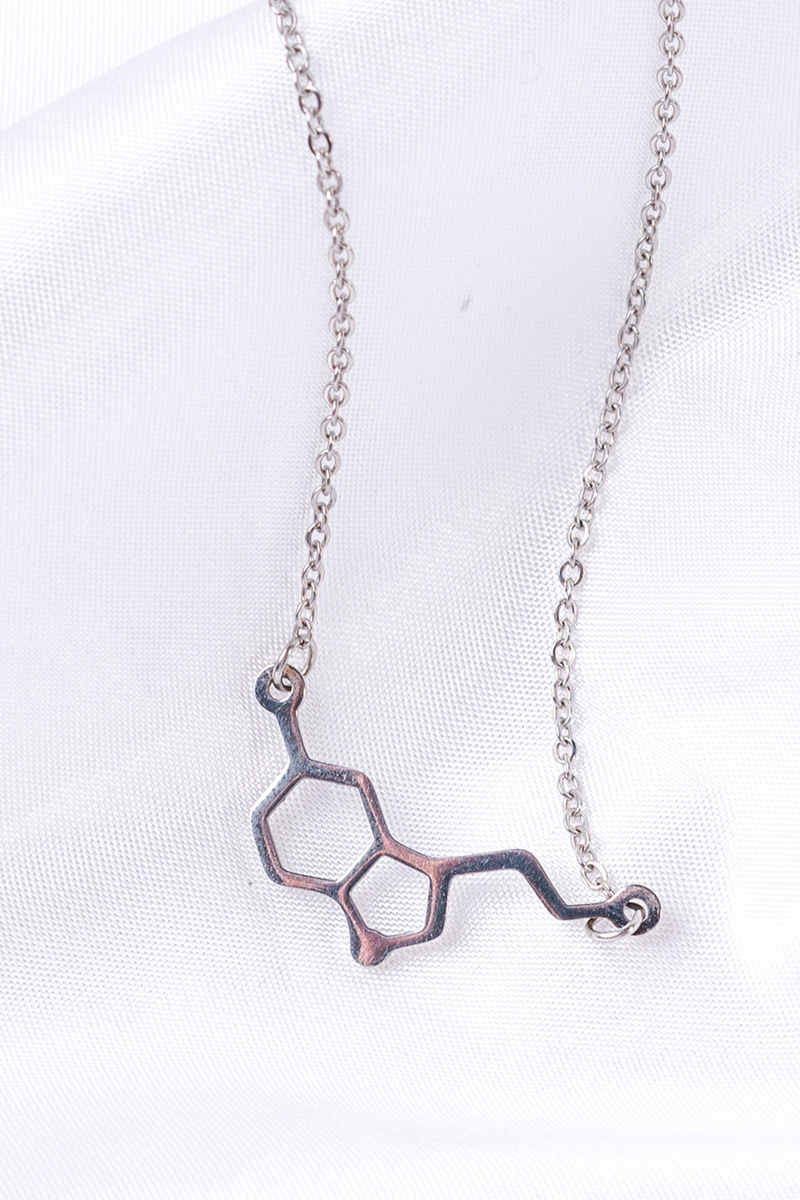 Serotonin pendant - silver-finished steel-zoom-
