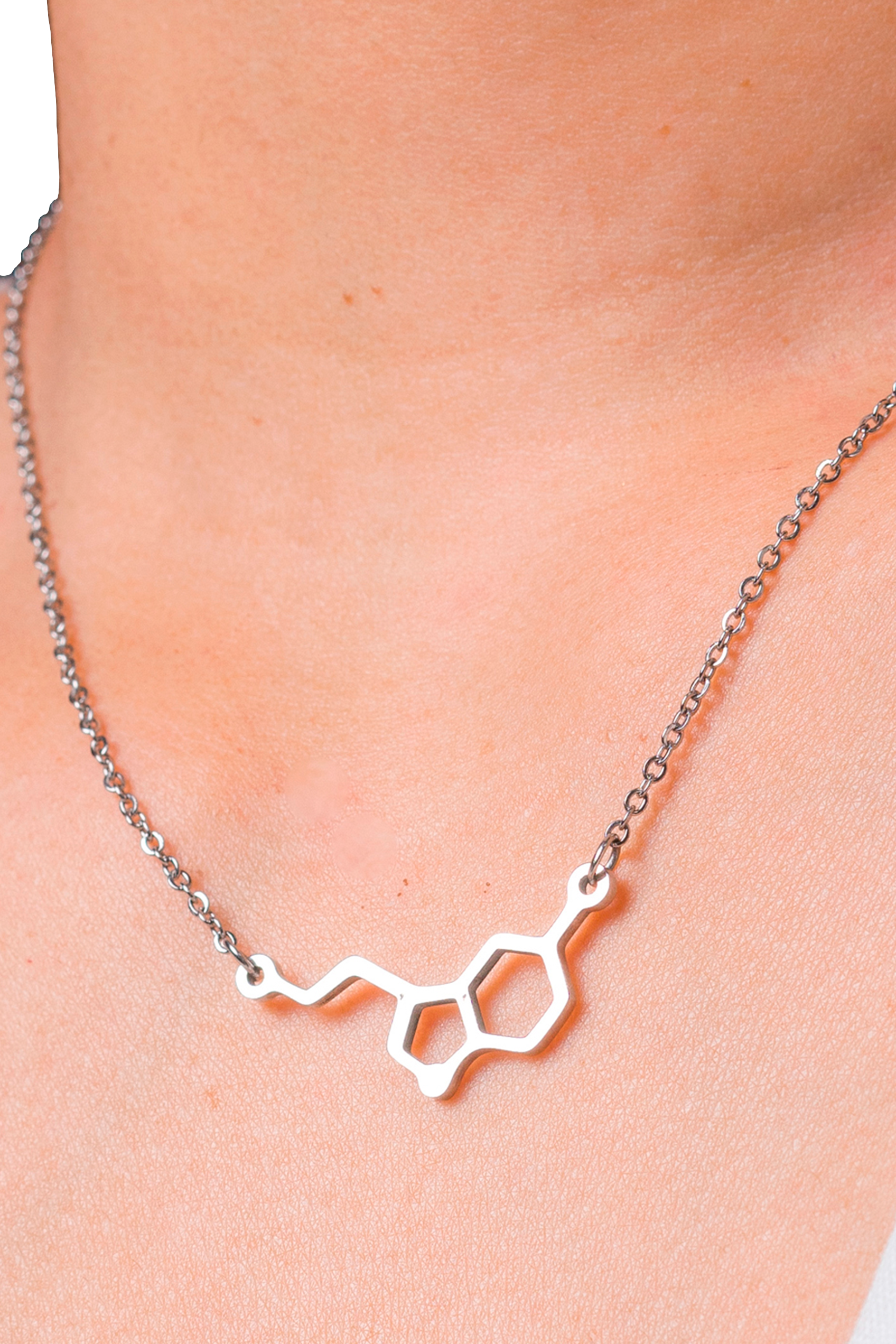 Serotonin pendant - silver-finished steel-zoom-2