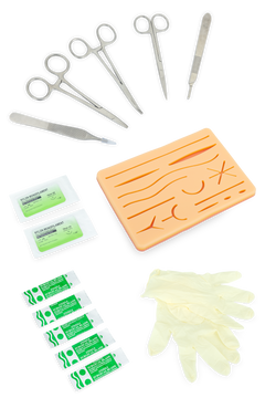contenido pack de prácticas de sutura
