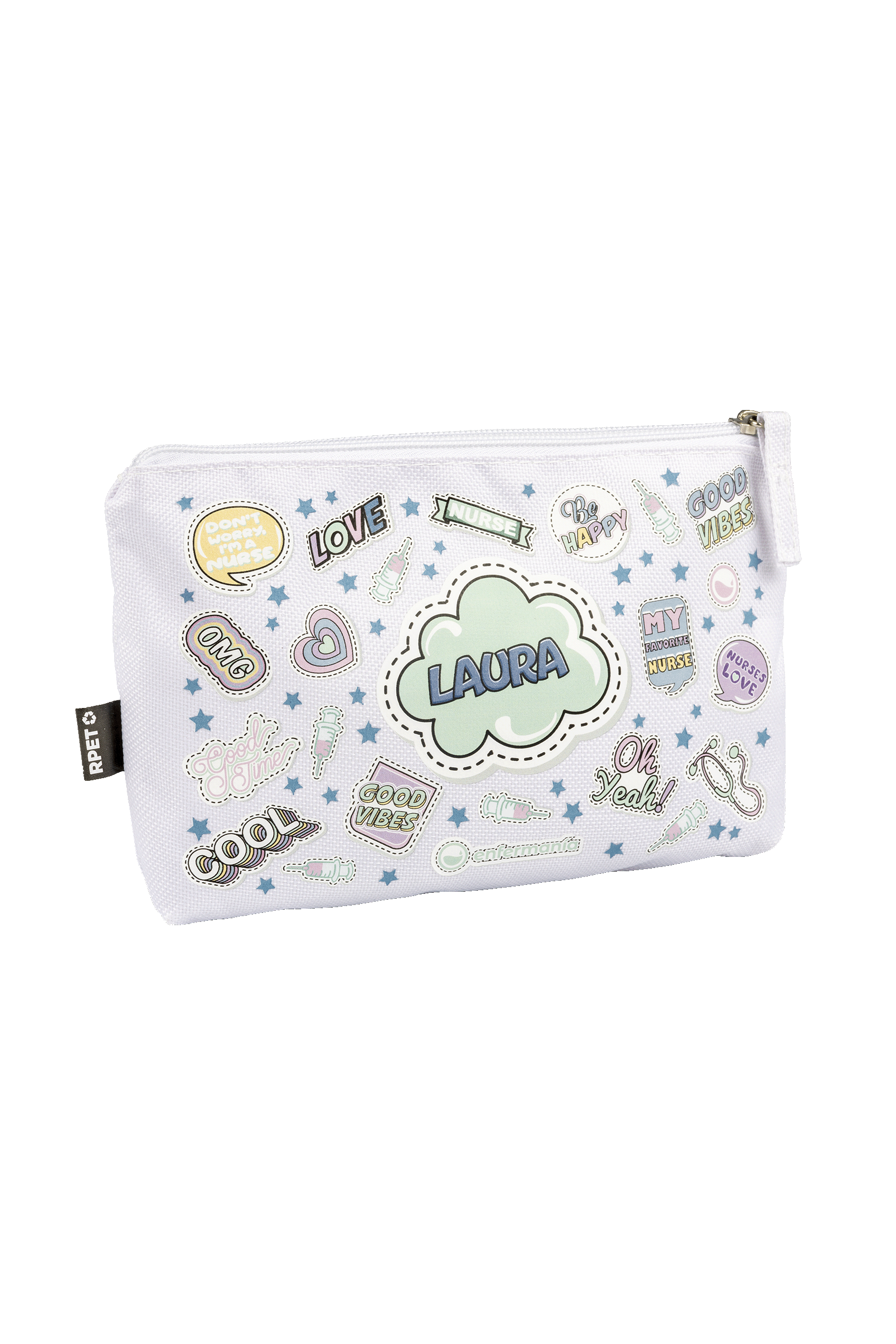 Customizable Pencil Case / Toiletry Bag - Stickers Collection-1