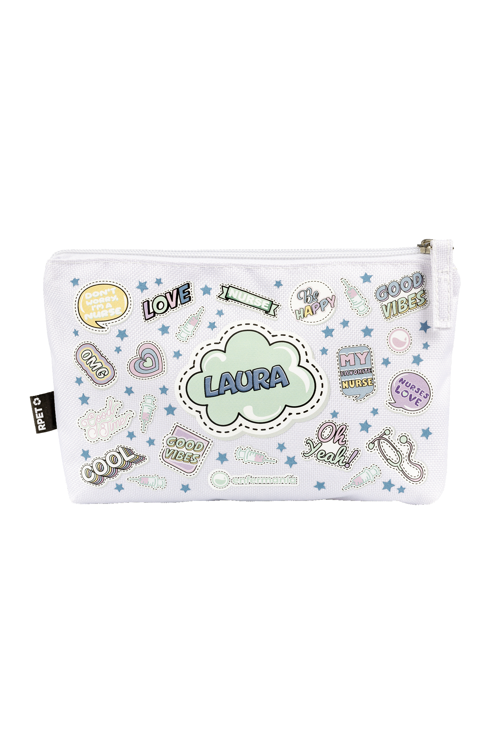 Customizable Pencil Case / Toiletry Bag - Stickers Collection-3