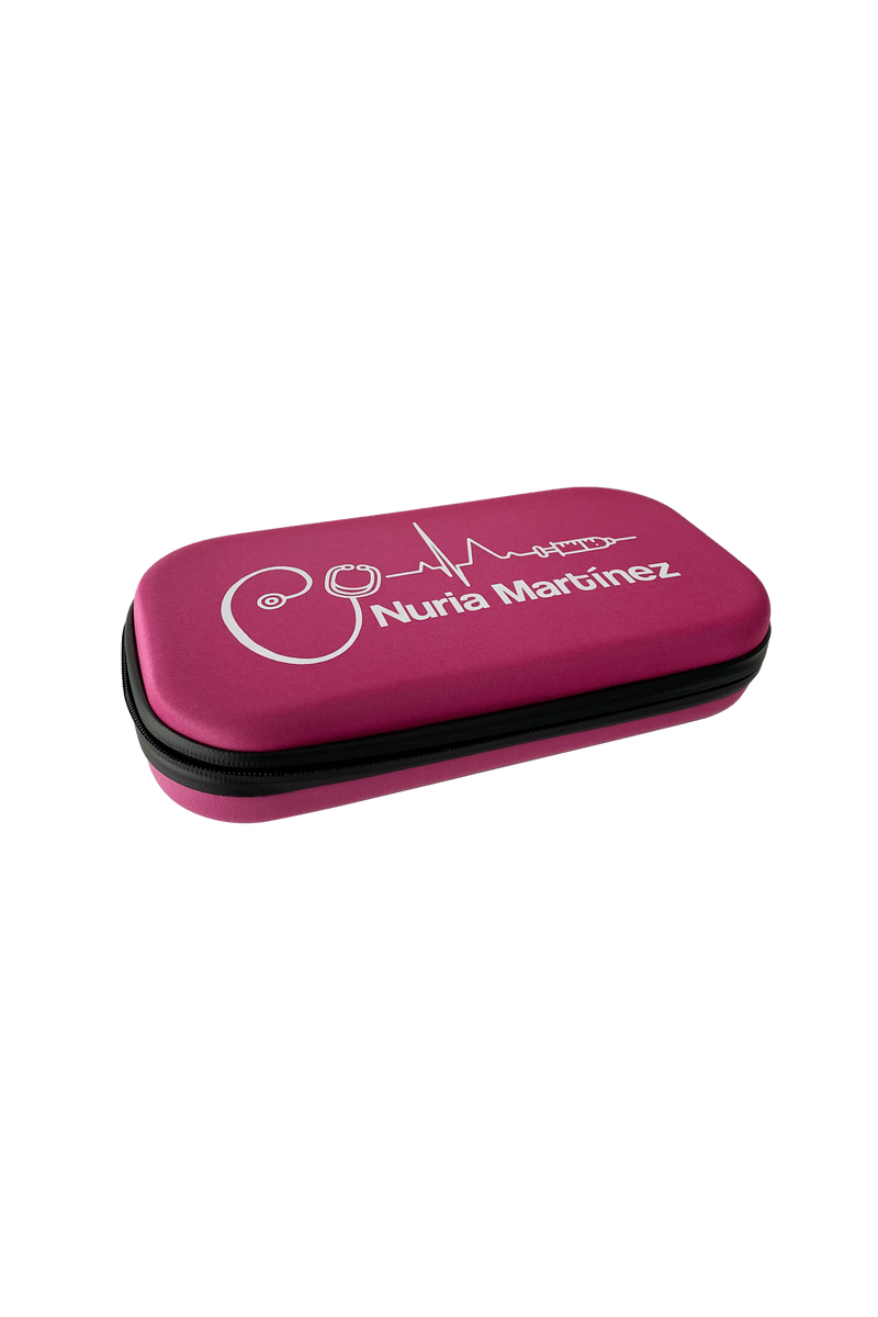 Estuche fonendoscopio, liso o personalizado - Fucsia-zoom-