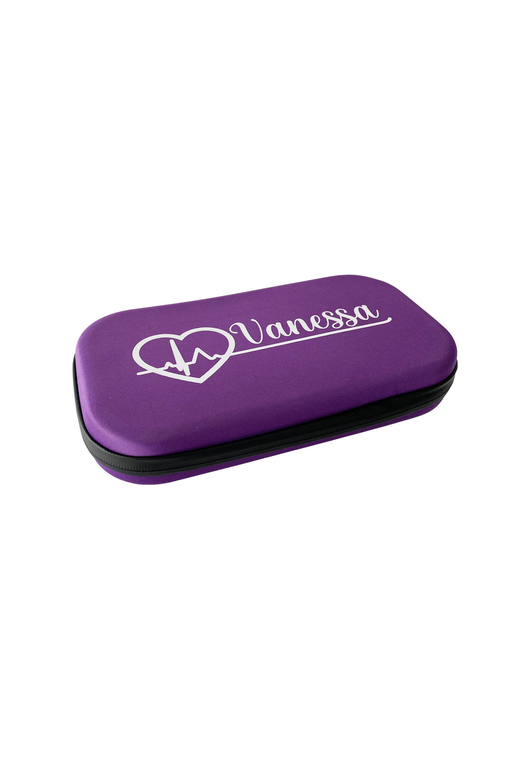 Estuche fonendoscopio, liso o personalizado - Violeta