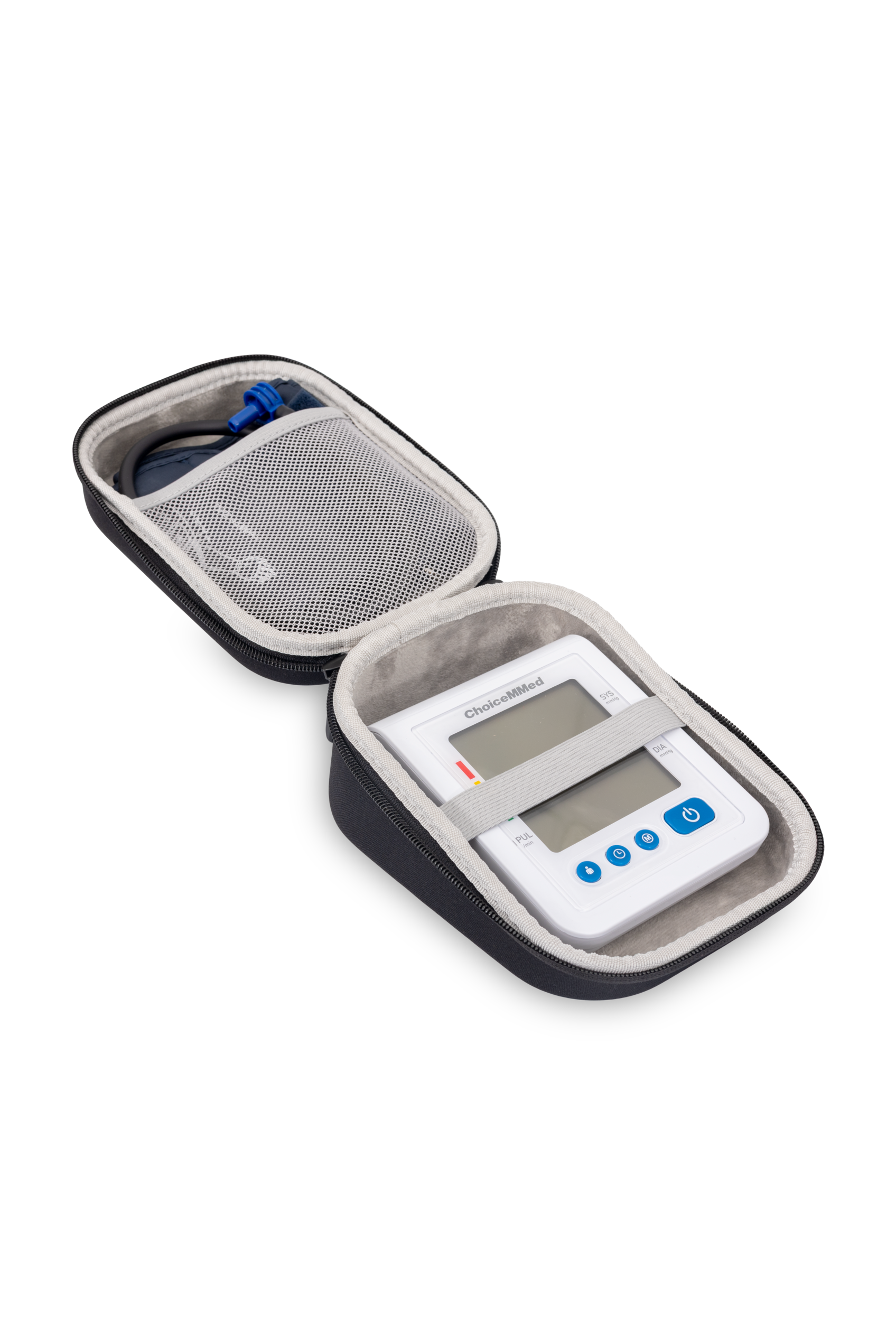 Digital sphygmomanometer pack with black case-zoom-1