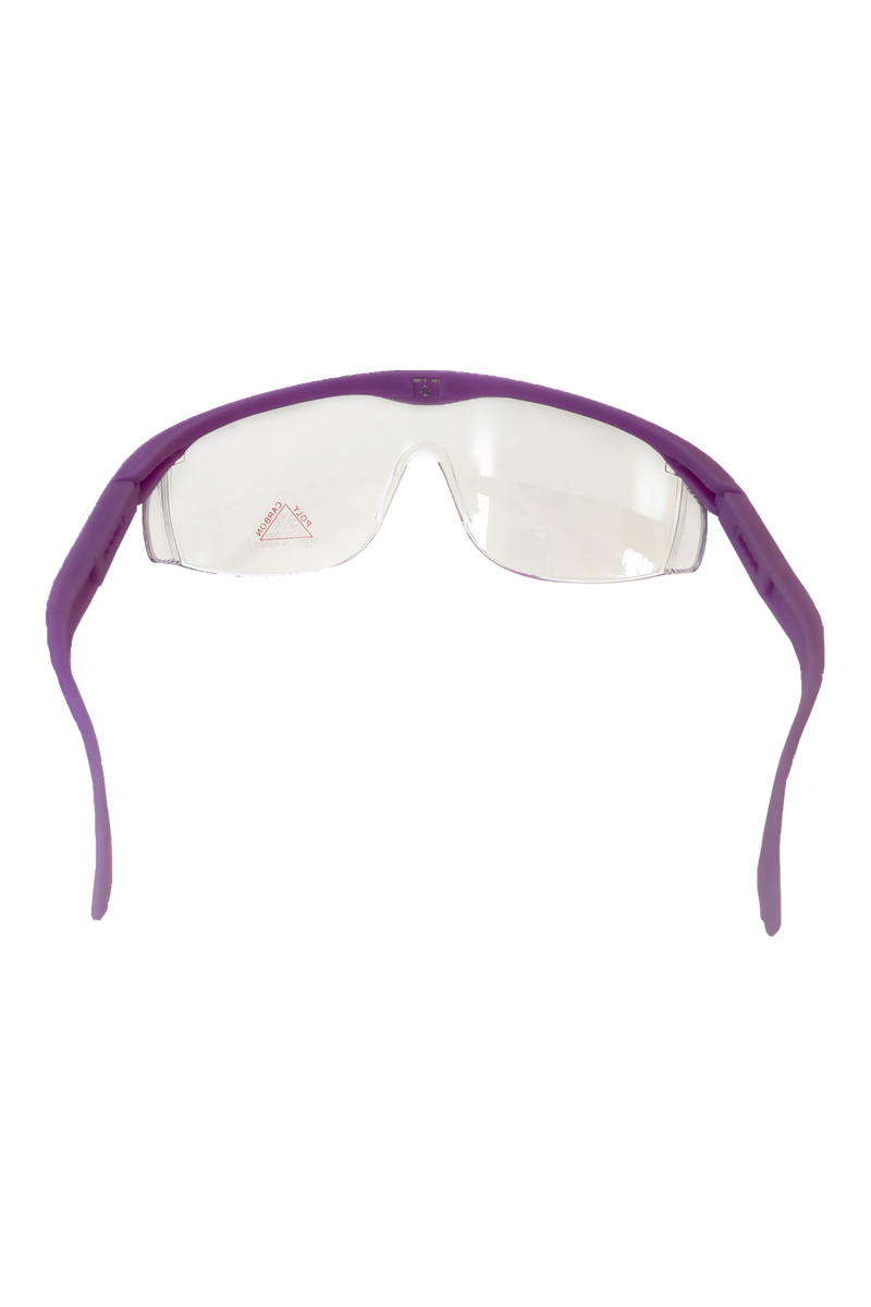 Gafas de protección / seguridad color liso (con montura entera de color)-zoom-