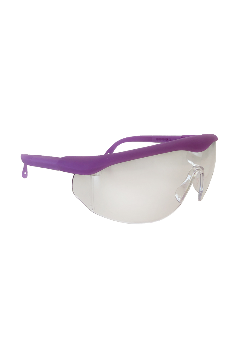 Gafas de protección / seguridad color liso (con montura entera de color)-zoom-