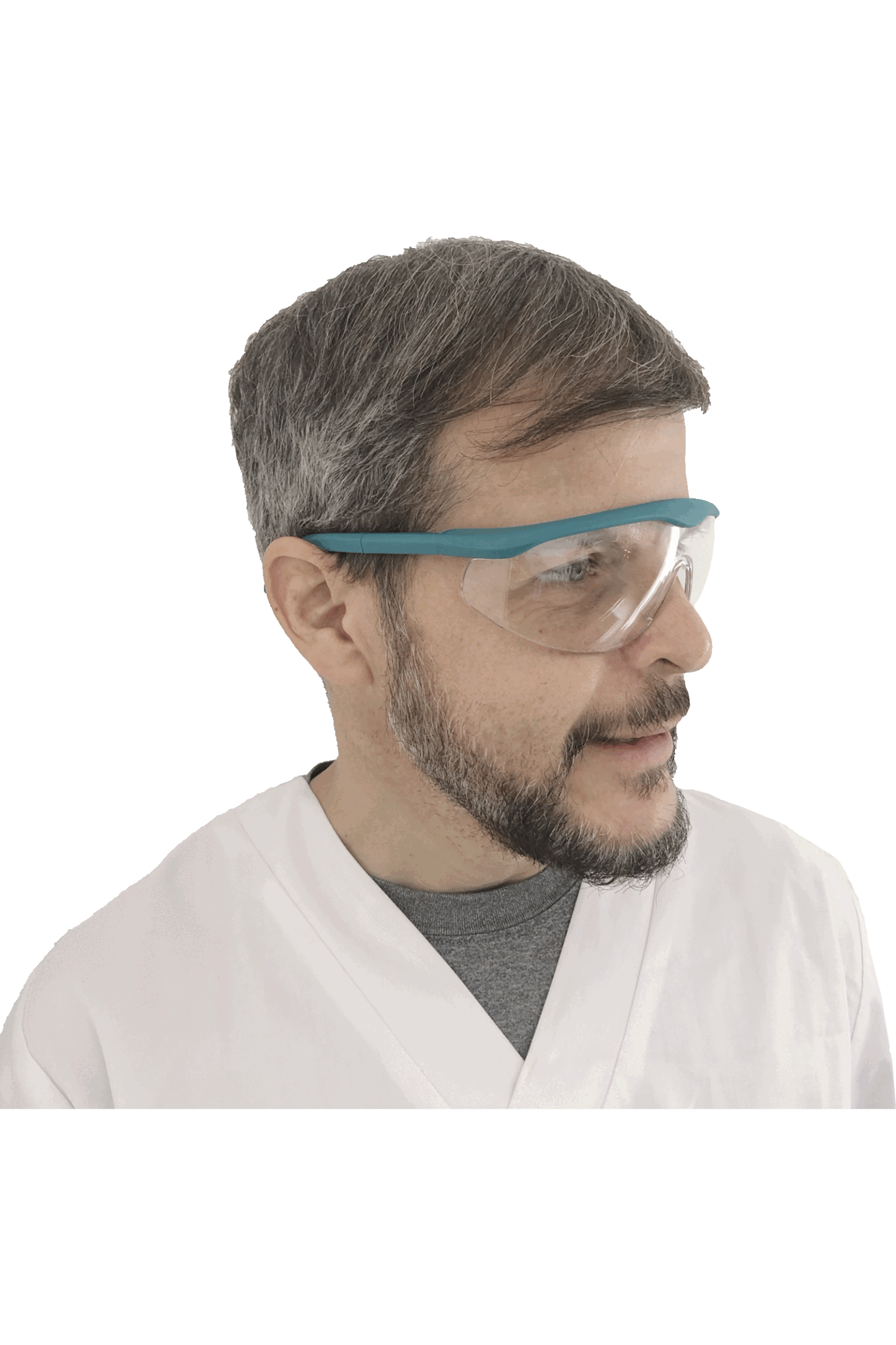 Gafas de protección / seguridad color liso (con montura entera de color)-zoom-16
