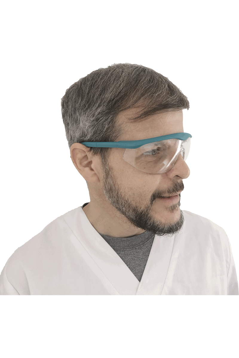 Gafas de protección / seguridad color liso (con montura entera de color)-zoom-