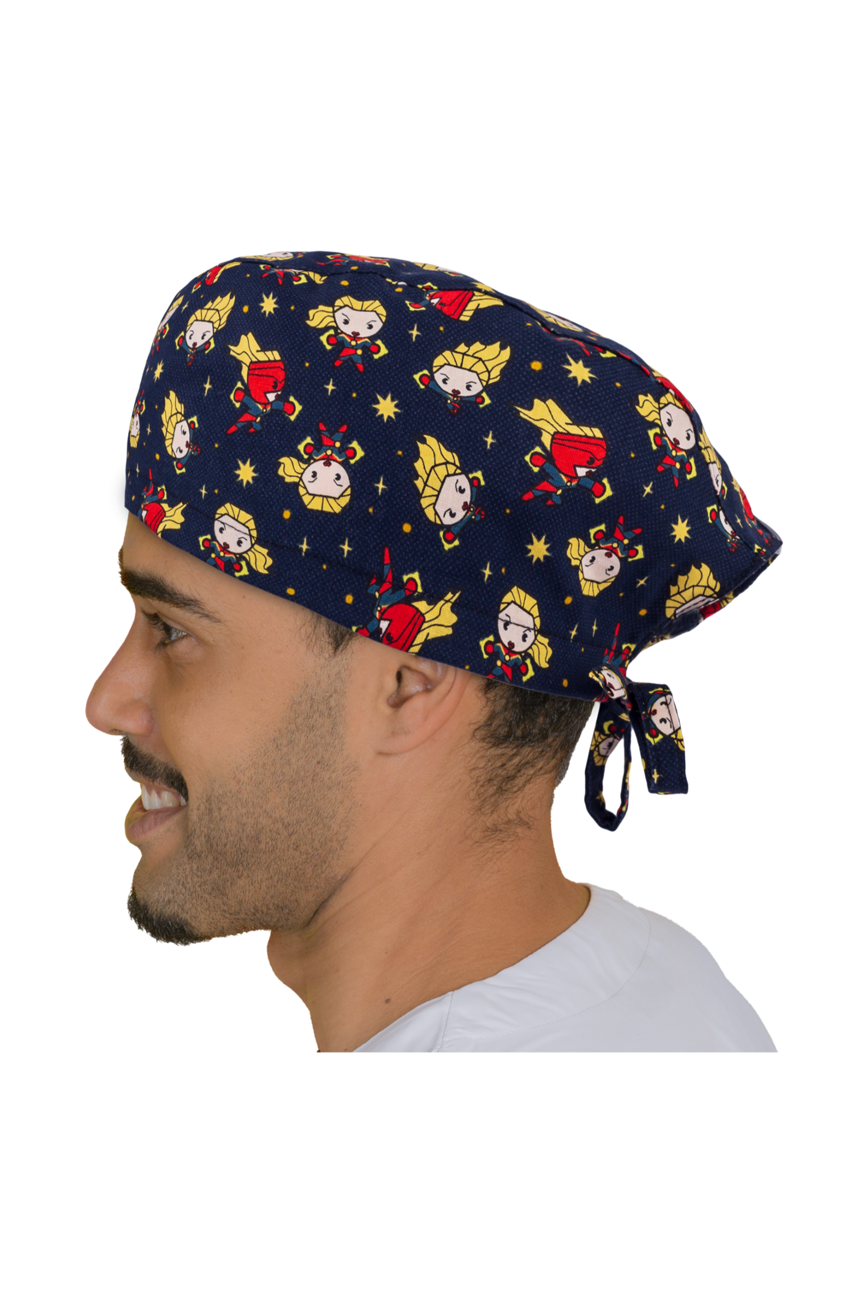 Surgical cap for short hair - Printed -zoom-2