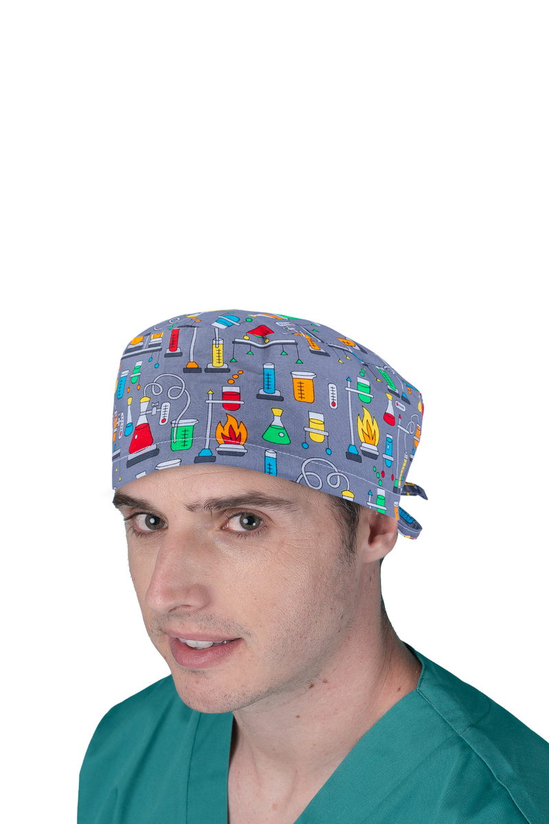 Surgical cap for short hair - Printed -zoom-