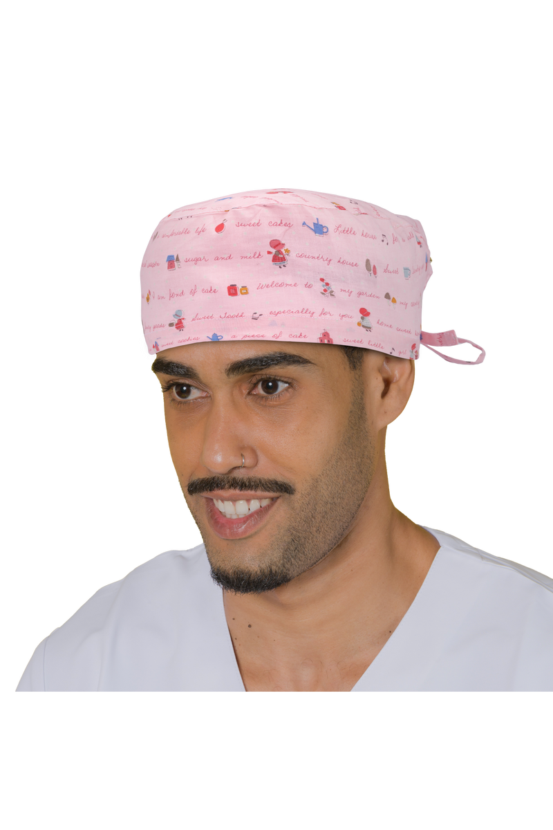 Surgical cap for short hair - Printed -zoom-