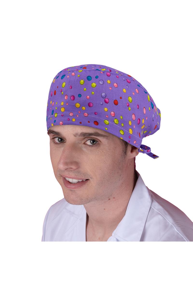 Surgical cap for short hair - Printed -zoom-