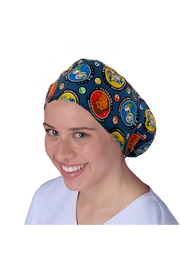 Gorro quirúrgico pelo largo - Estampados