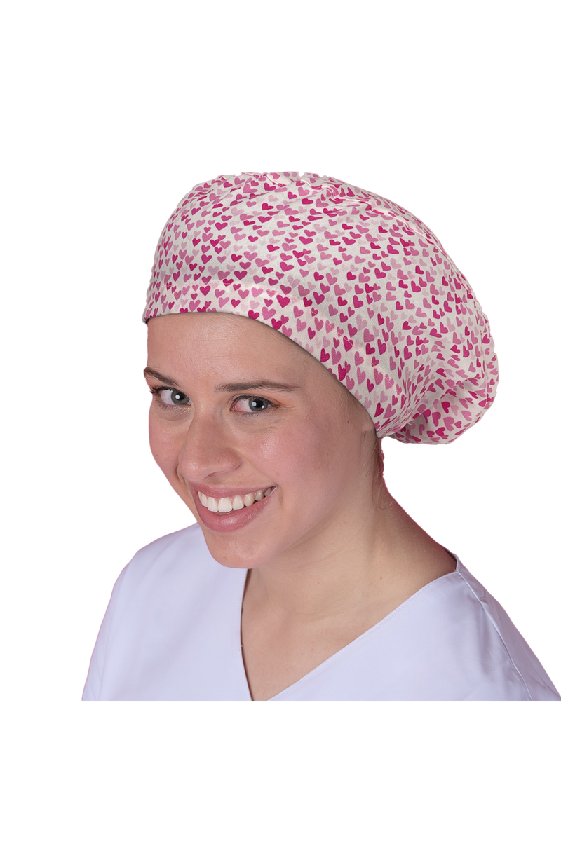 Surgical cap for long hair - Printed -zoom-