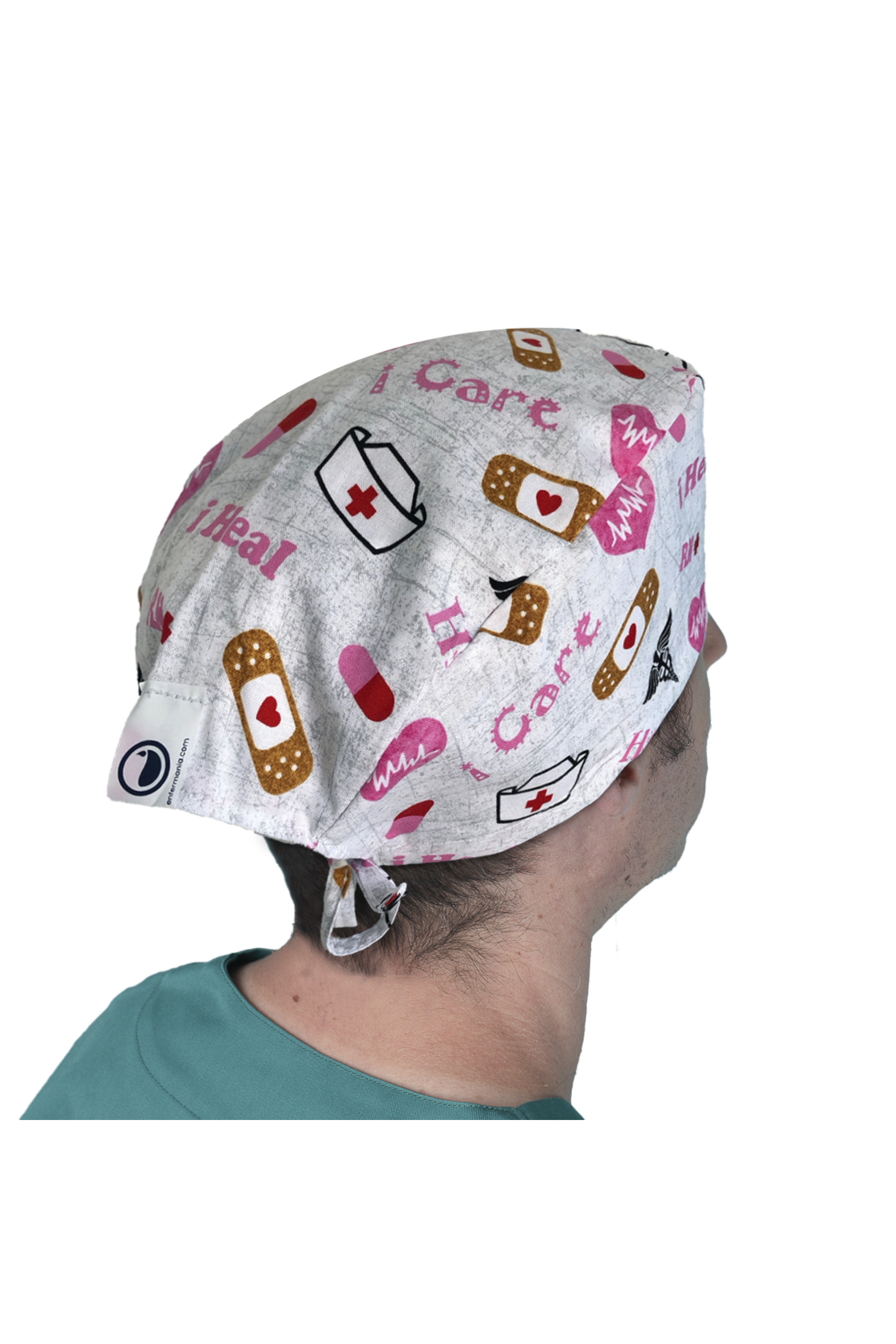 Surgical cap for short hair - Printed -zoom-65
