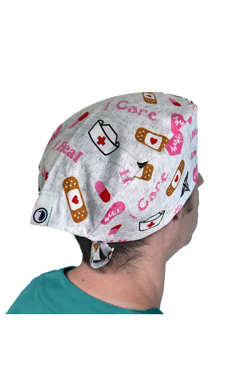 Surgical cap for short hair - Printed -zoom-