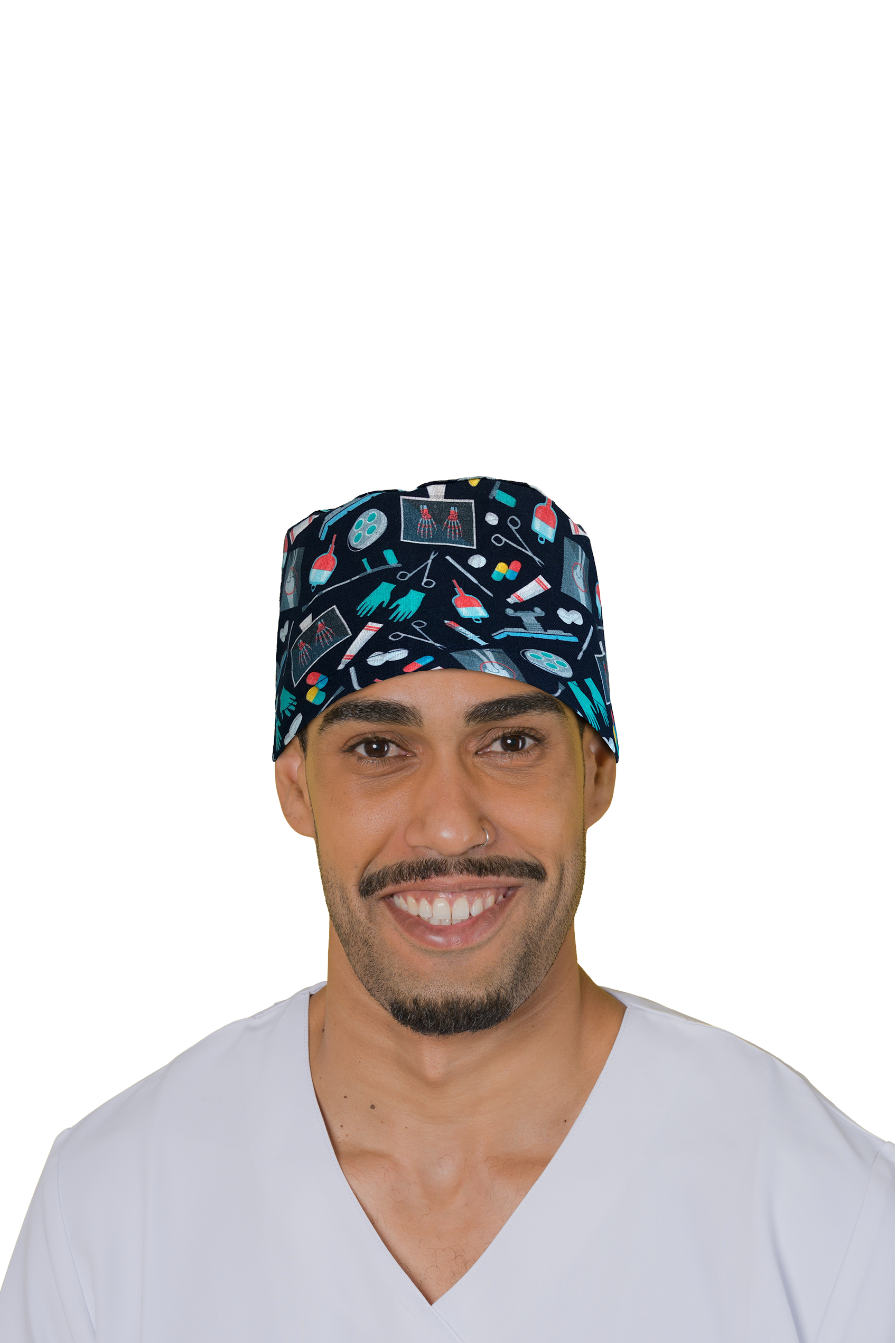 Surgical cap for short hair - Printed -zoom-39
