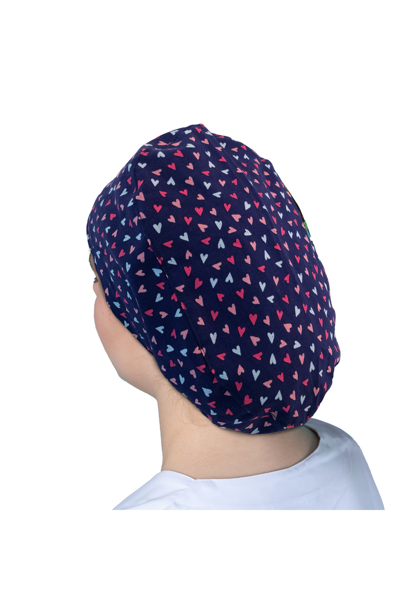 Surgical cap for long hair - Printed -zoom-