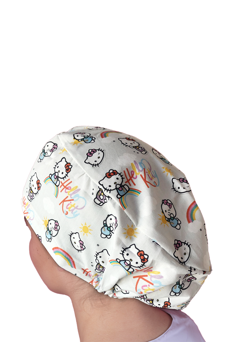 Surgical cap for long hair - Printed -zoom-