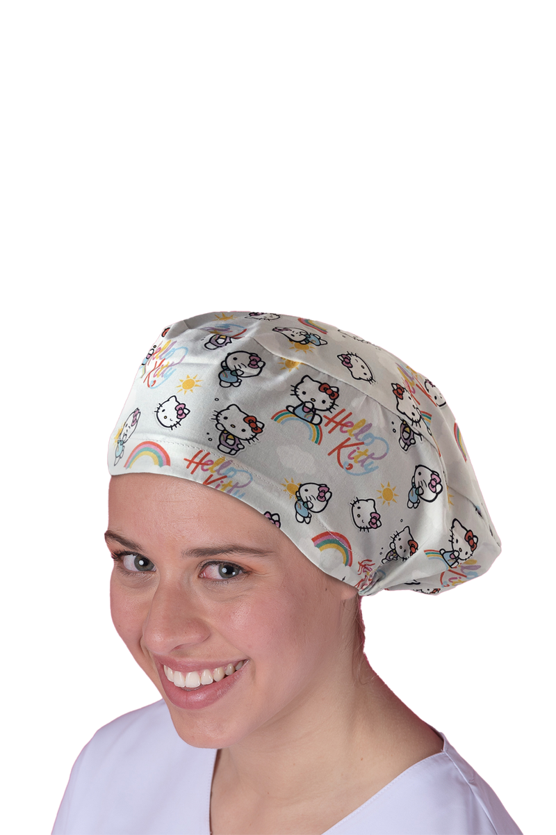 Surgical cap for long hair - Printed -zoom-