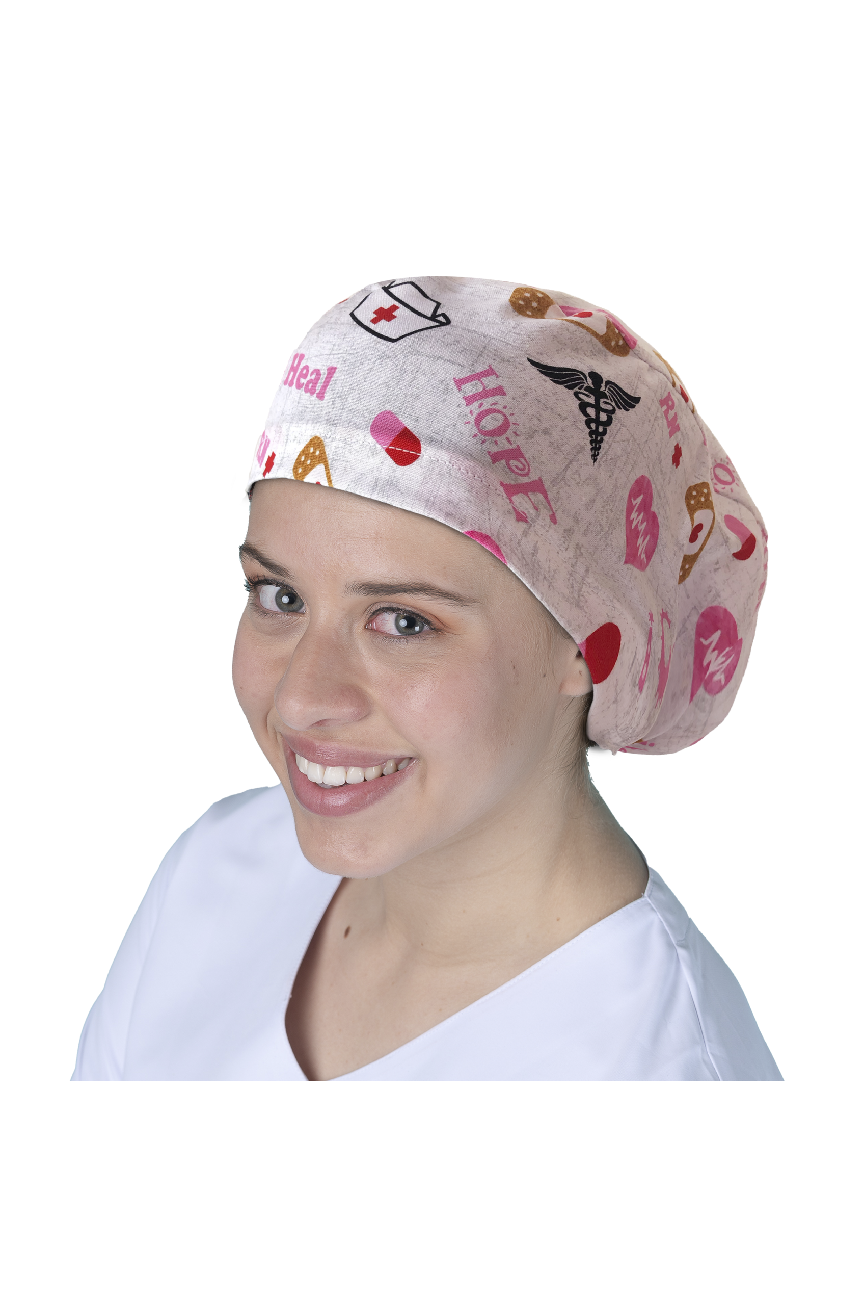 Surgical cap for long hair - Printed -62