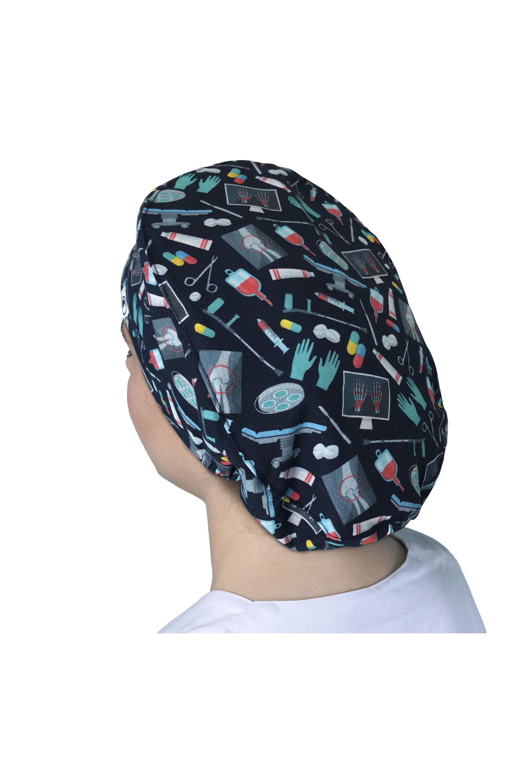 Surgical cap for long hair - Printed -zoom-37