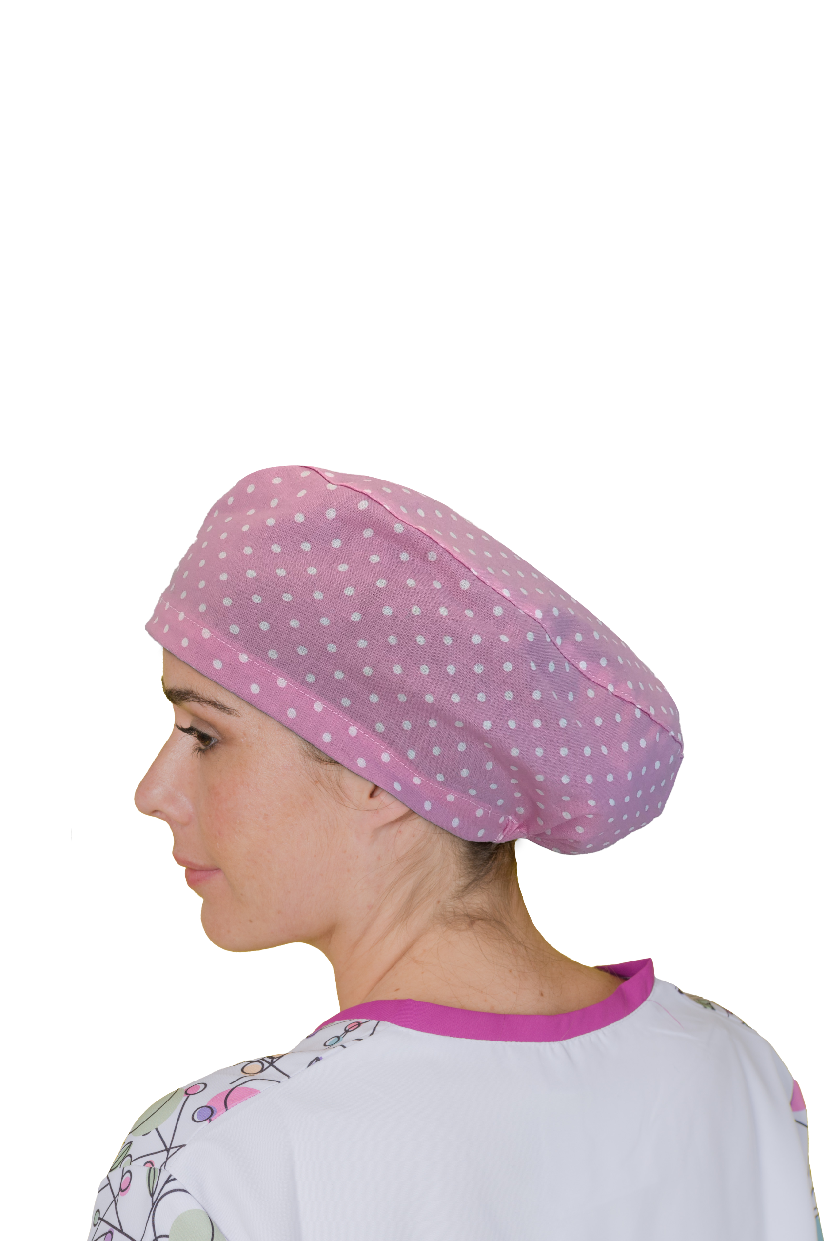 Surgical cap for long hair - Printed -zoom-68