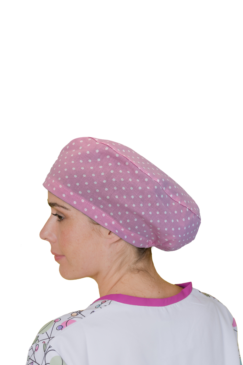 Surgical cap for long hair - Printed -zoom-
