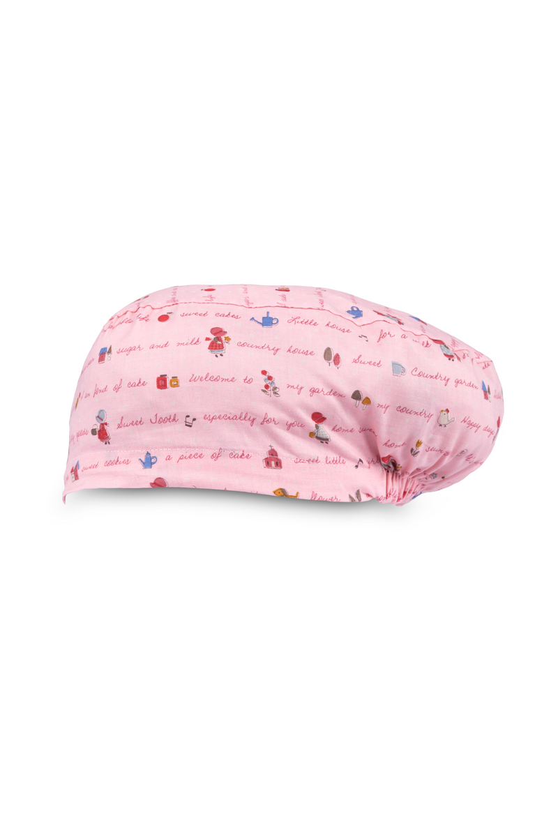 Surgical cap for long hair - Printed -zoom-