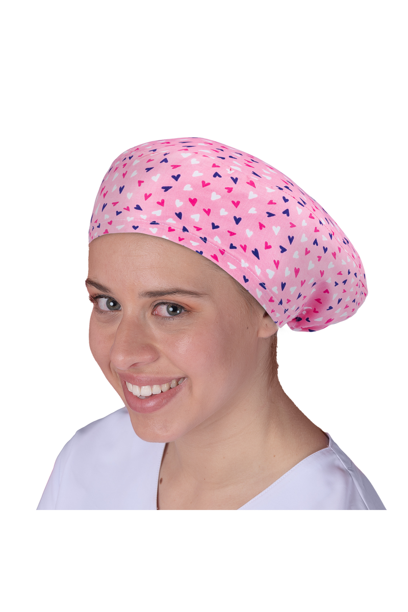 Surgical cap for long hair - Printed -zoom-