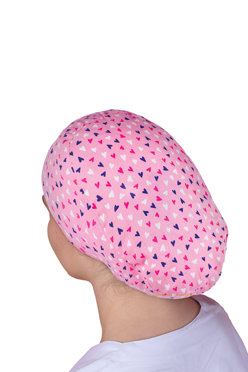 Surgical cap for long hair - Printed -zoom-