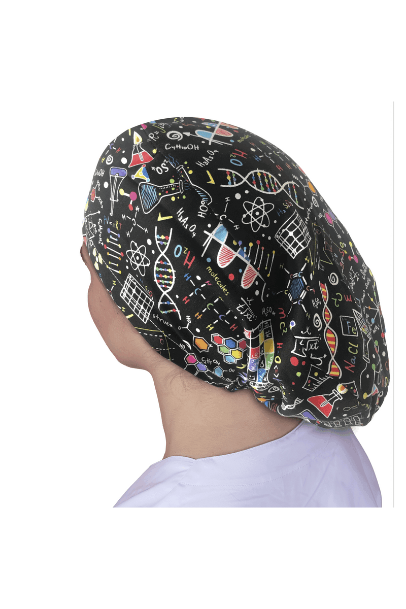 Surgical cap for long hair - Printed -zoom-