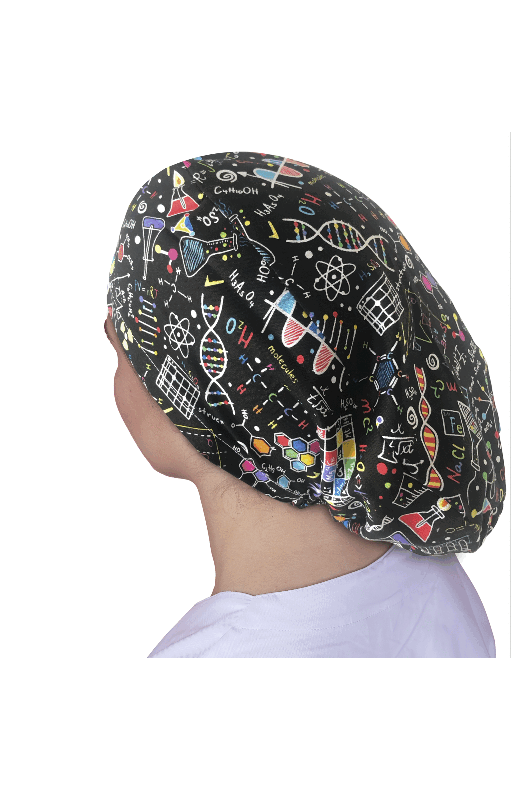 Surgical cap for long hair - Printed -zoom-49