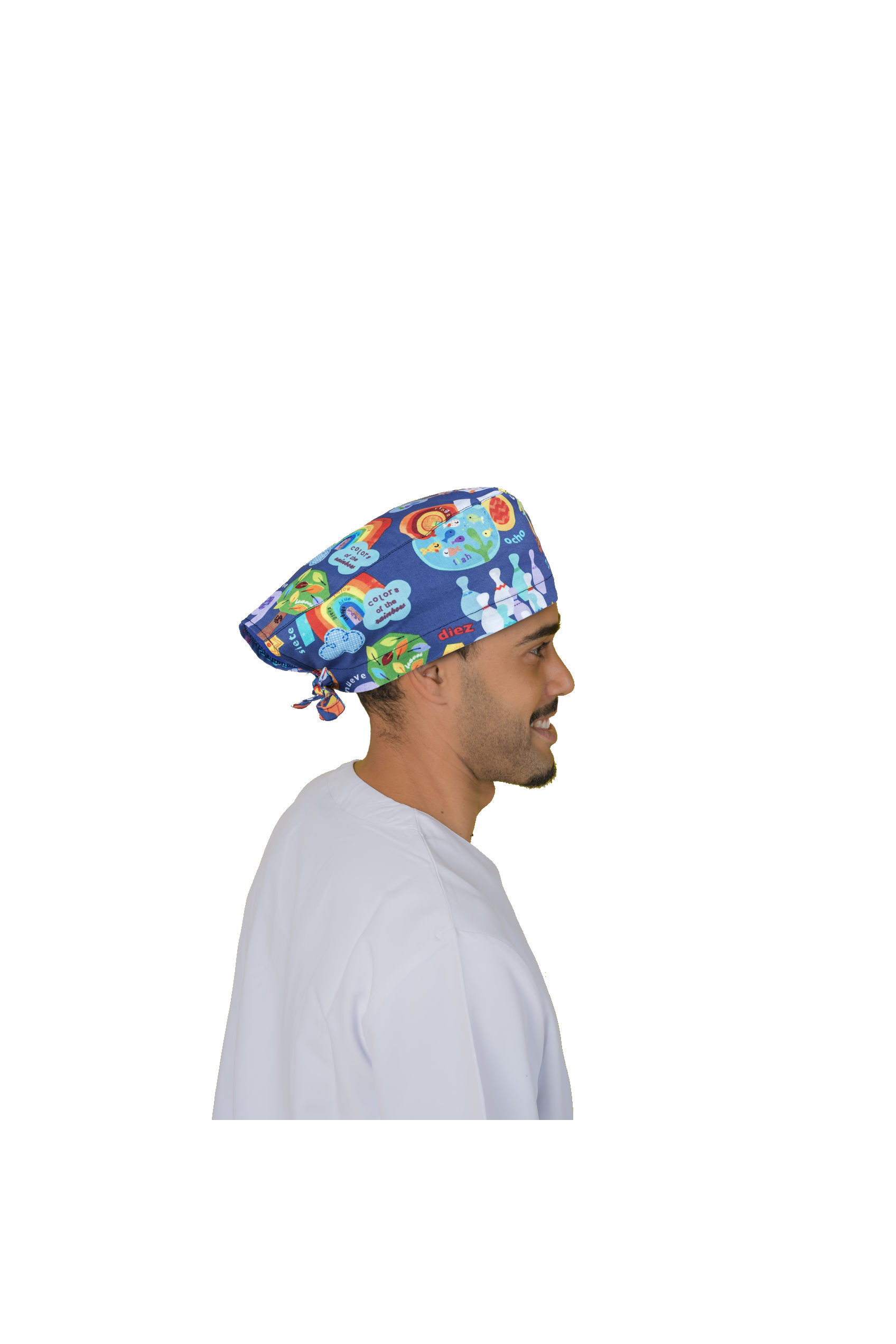 Surgical cap for short hair - Printed -zoom-76