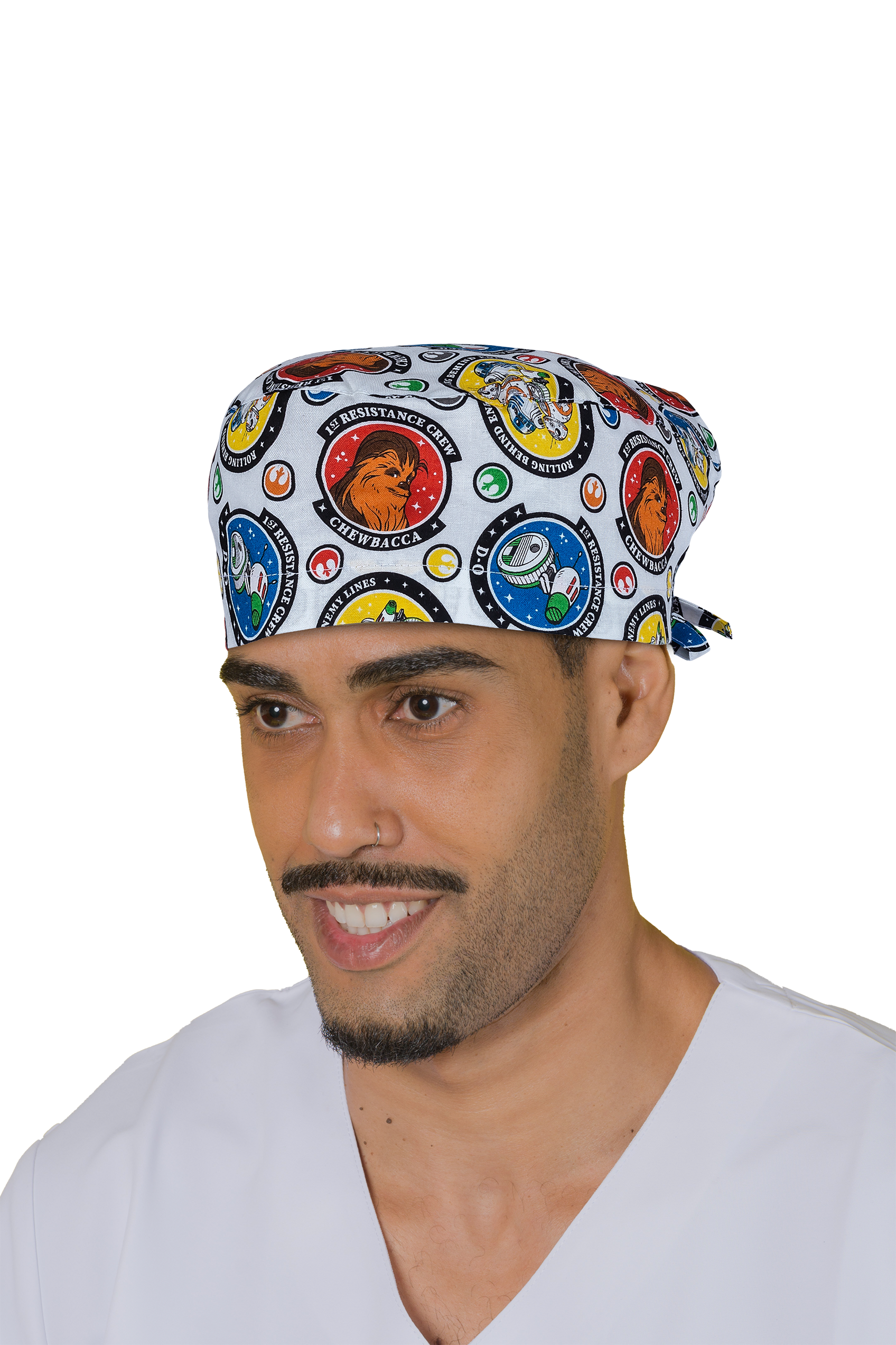 Surgical cap for short hair - Printed -zoom-30