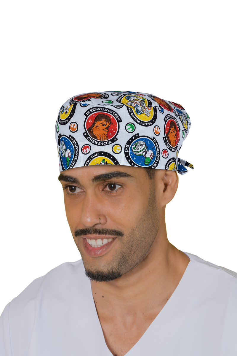 Surgical cap for short hair - Printed -zoom-