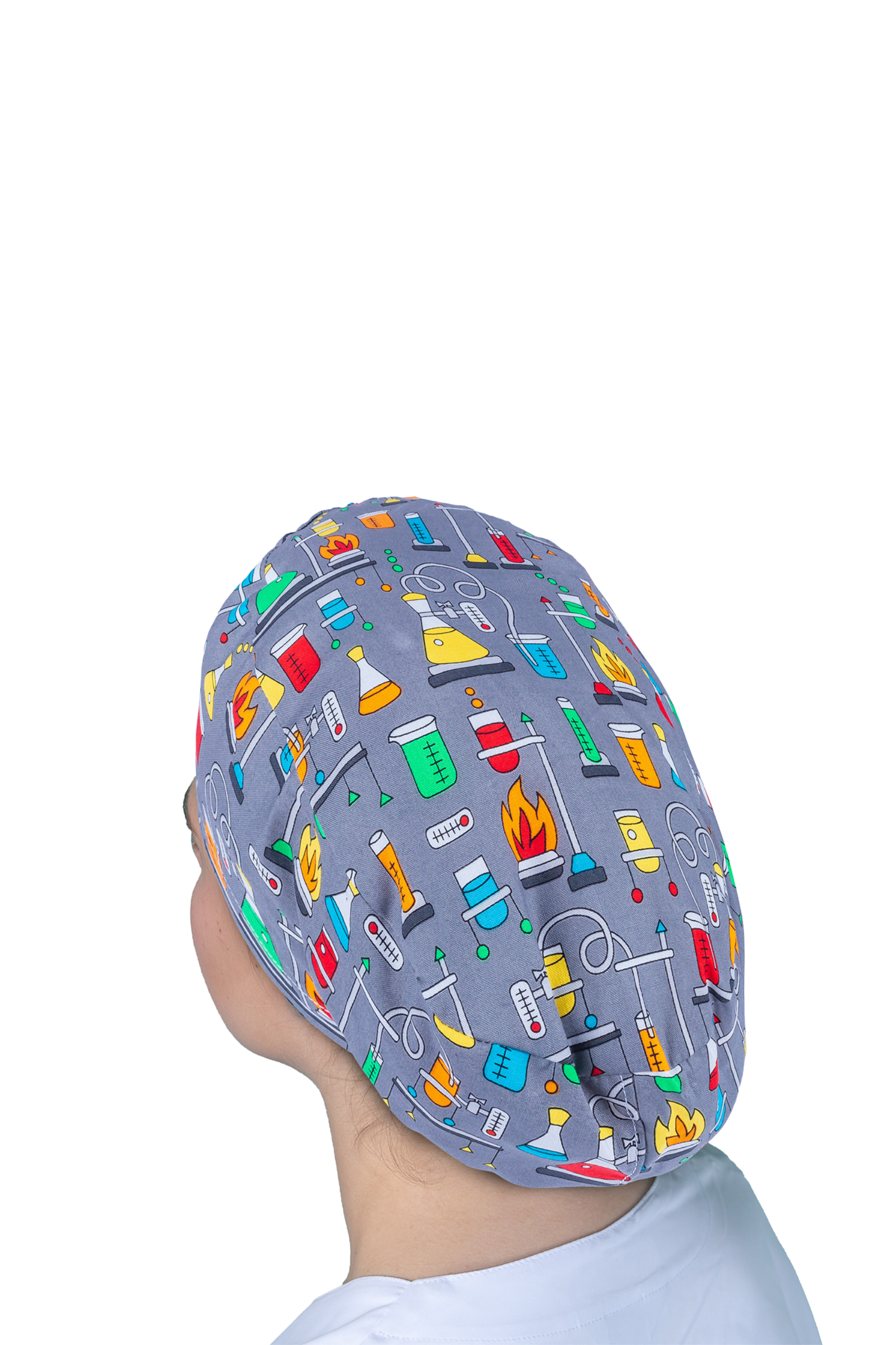 Surgical cap for long hair - Printed -zoom-85