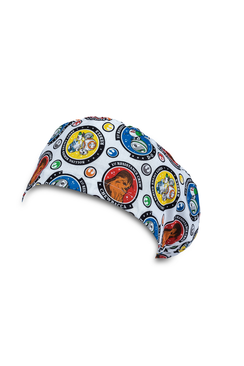 Surgical cap for long hair - Printed -zoom-