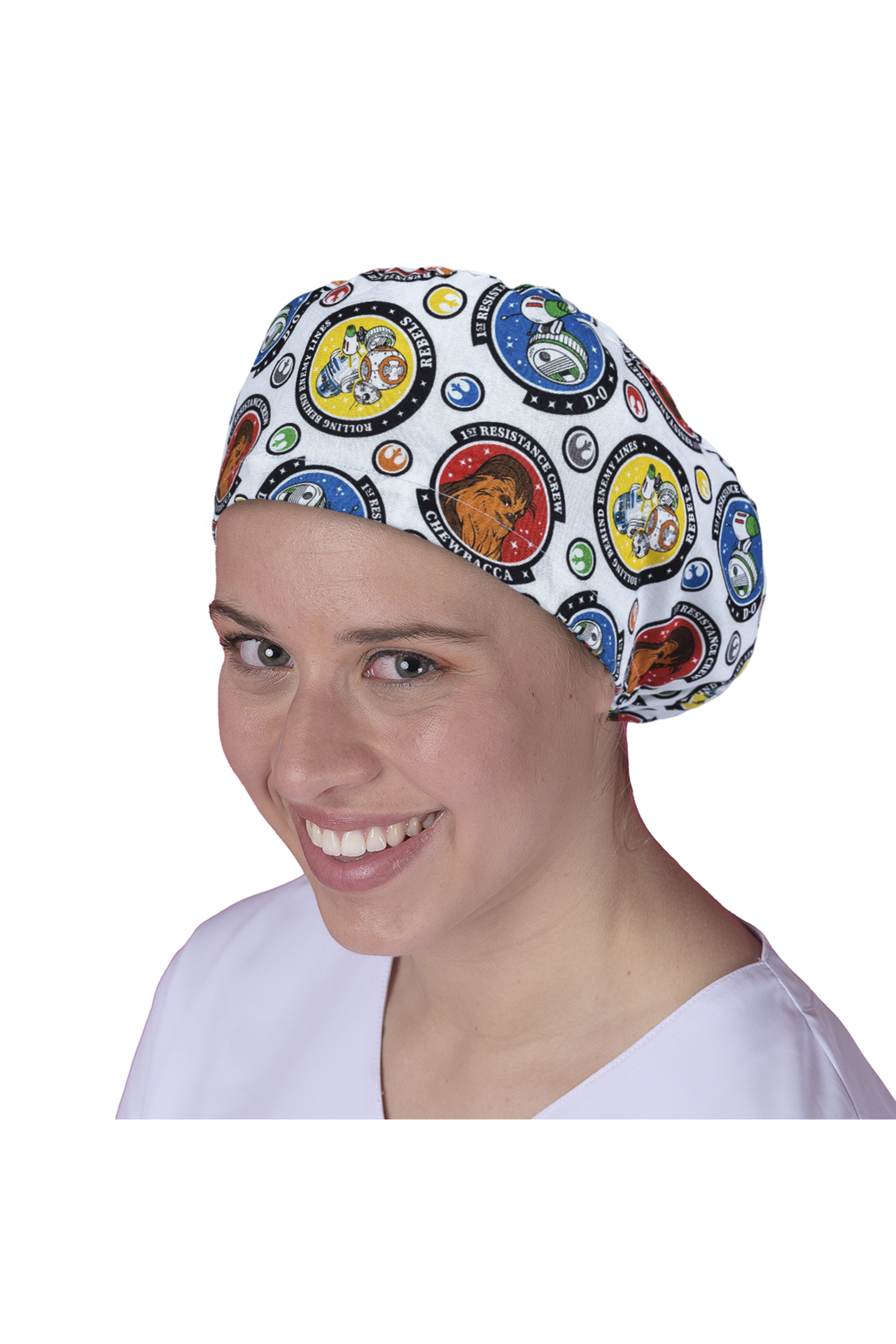 Surgical cap for long hair - Printed -58